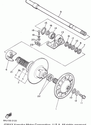 SECONDARY SHEAVE