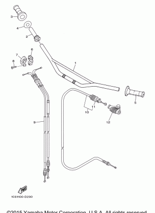 STEERING HANDLE CABLE