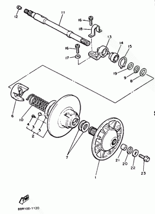 SECONDARY SHEAVE