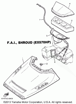 F - A - I -  SHROUD (EX570HP)