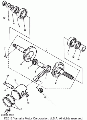 CRANKSHAFT PISTON