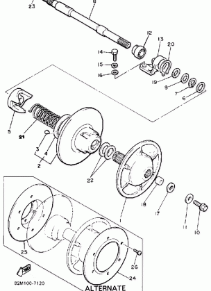 SECONDARY SHEAVE