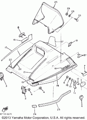 SHROUD - WINDSHIELD BR250J