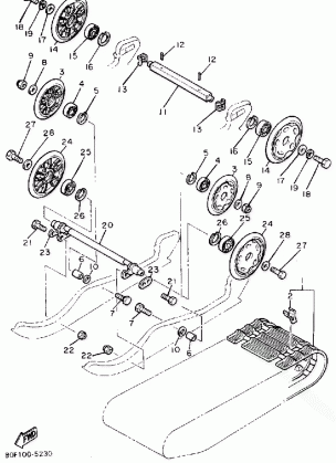 TRACK SUSPENSION 1 BR250J