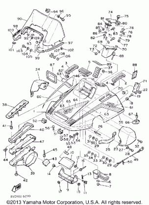 SHROUD - WINDSHIELD SR540J