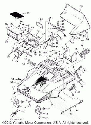 SHROUD - WINDSHIELD VMX540J