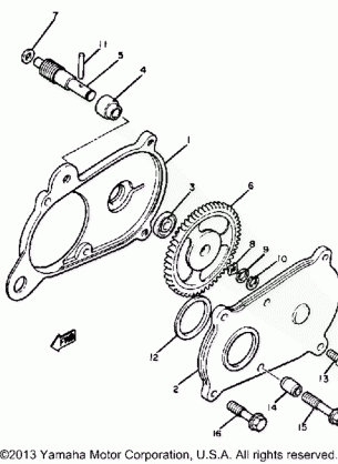 PUMP DRIVE - GEAR BR250F - G