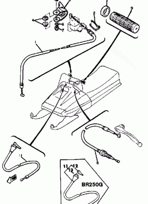 CONTROL - CABLE BR250F - G