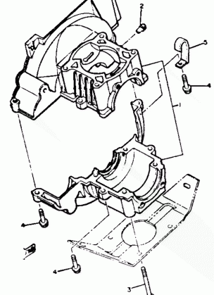 CRANKCASE BR250F - G