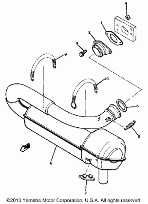 EXHAUST BR250F - G