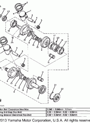 CRANKSHAFT - PISTON