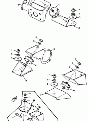 ENGINE BRACKET SR540D-E-F