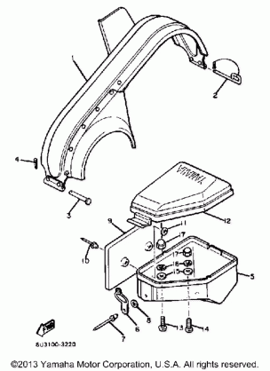 GUARD - LUGGAGE BOX SS440G