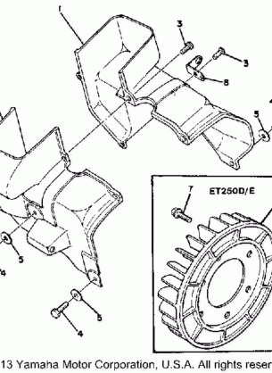 AIR SHROUD - FAN ET250C\D\E