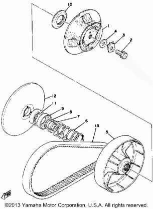 PRIMARY SHEAVE ET250C