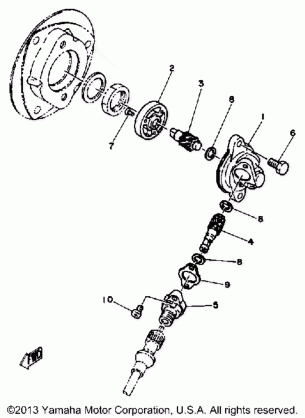 SPEEDOMETER - GEAR UNIT