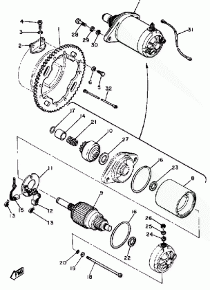 STARTING MOTOR