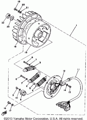 FLYWHEEL MAGNETO ET250C