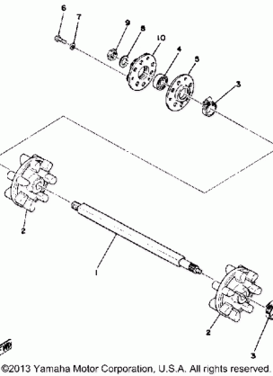 FRONT AXLE ET250C