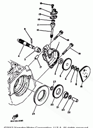 PUMP DRIVE GEAR SR540D-E-F