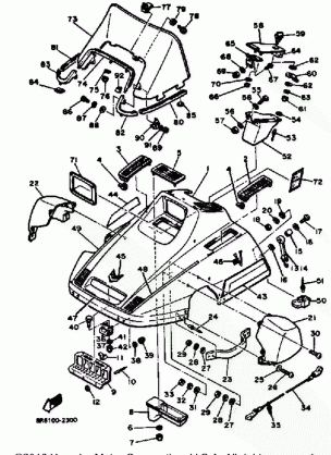 SHROUD - WINDSHIELD SR540F