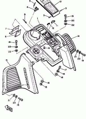 INSTRUMENT PANEL SR540D