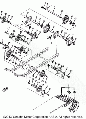 TRACK SUSPENSION 1 SR540E