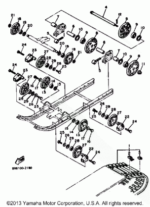 TRACK SUSPENSION 1 SR540F