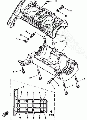 CRANKCASE EC540C - D