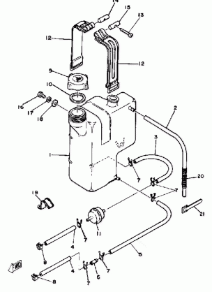 OIL TANK EC540C - D