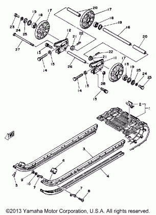 TRACK SUSPENSION 1 EC540C