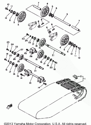 TRACK SUSPENSION 1 EC540D