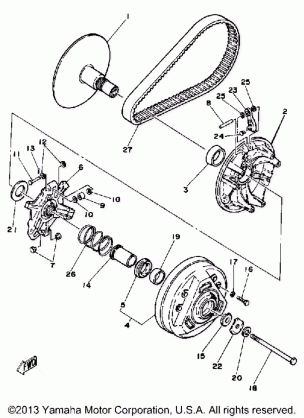 PRIMARY SHEAVE EC540C