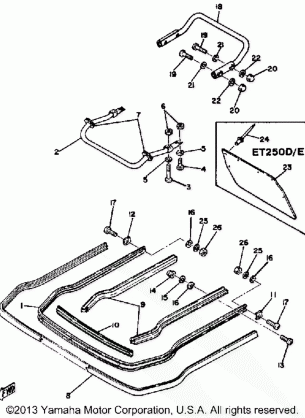 BUMPER ET250C - D - E