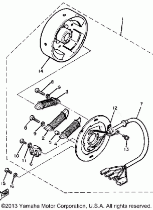 C - D - I - MAGNETO ET250E