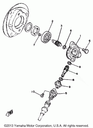 SPEEDOMETER GEAR UNIT