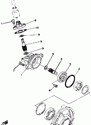 SPEEDOMETER GEAR UNIT