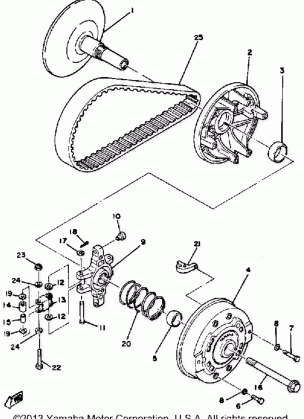 PRIMARY SHEAVE ET250E