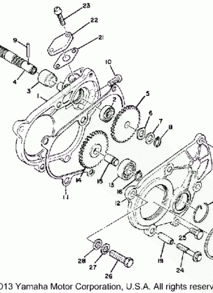 PUMP DRIVE - GEAR ET250D\E