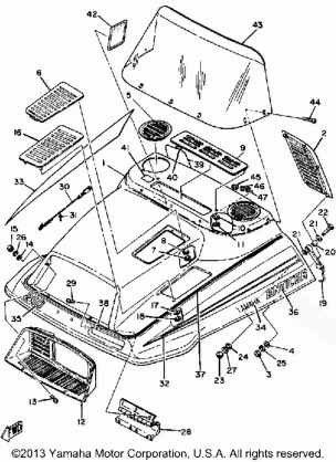 SHROUD - WINDSHIELD ET250D