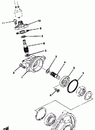 SPEEDOMETER GEAR UNIT