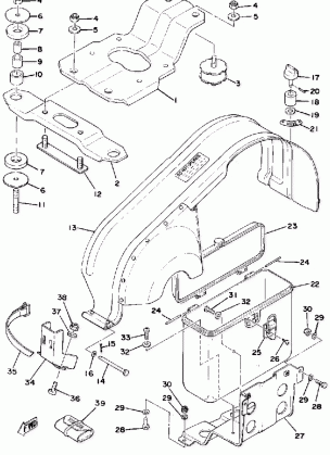 ENGINE BRACKET - DRIVE GUARD