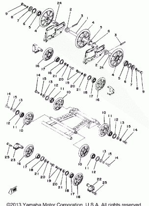 REAR AXLE - WHEEL