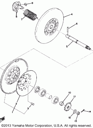 SECONDARY SHEAVE