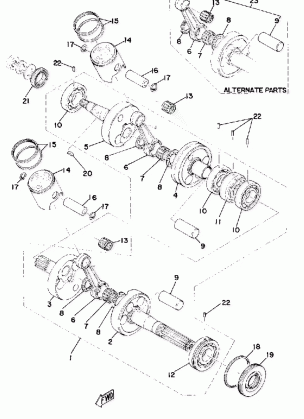 CRANK - PISTON