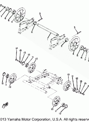 REAR AXLE-WHEEL