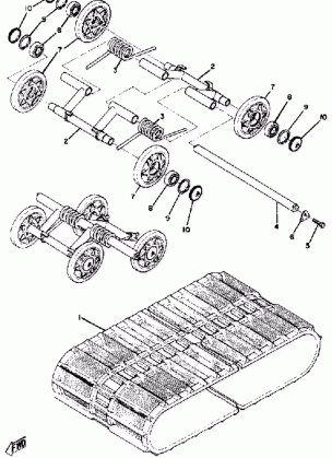 TRACK SUSPENSION-WHEEL