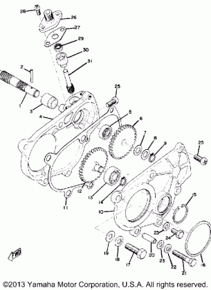 PUMP DRIVE GEAR