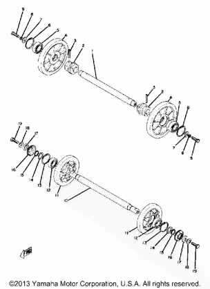 REAR AXLE - WHEEL