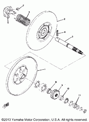 SECONDARY SHEAVE